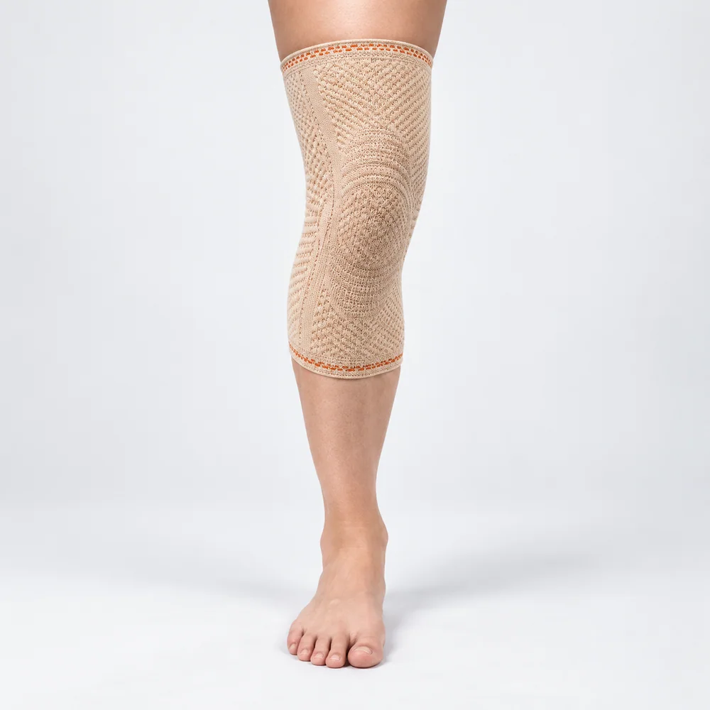 CS-009 Beige Knit Knee Sleeve for OEM programs