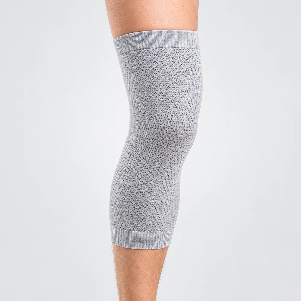 CS-020 Gray Cable Knit Knee Sleeve for OEM programs