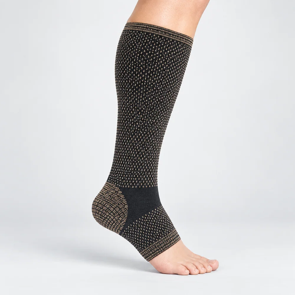 CS-049 Charcoal Calf-to-Ankle Sleeve for OEM programs