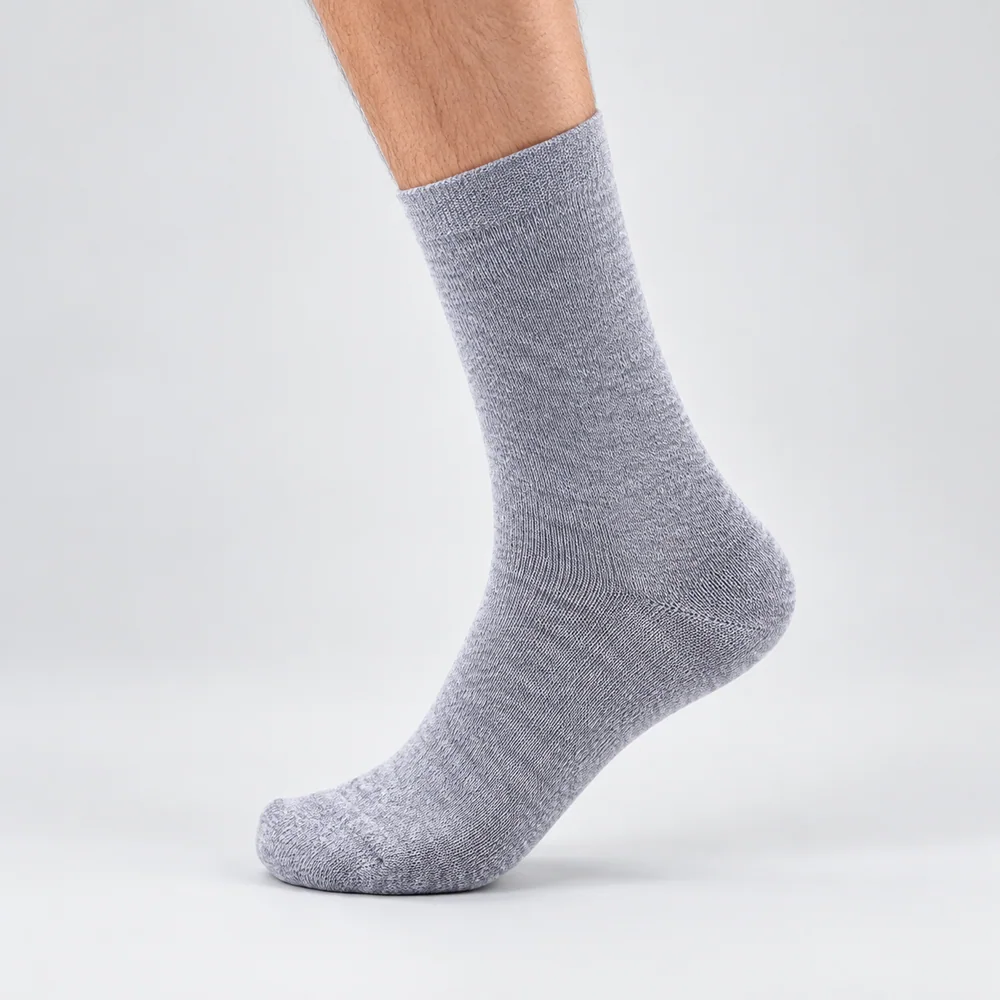 CS-052 Gray Antibacterial Compression Sock for OEM programs