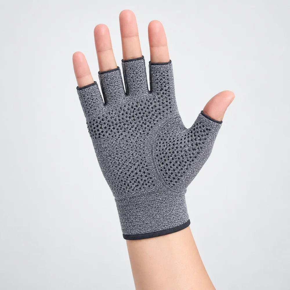 CS-062 Gray Fingerless Compression Glove for OEM programs